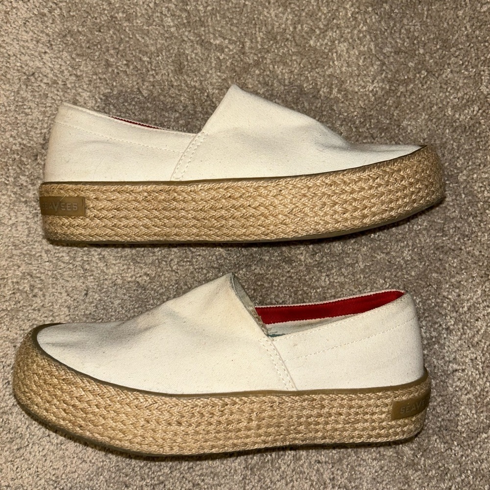 SeaVees women's Oceanside high espadrilles boho preppy resort vacation nautical - Picture 7 of 7